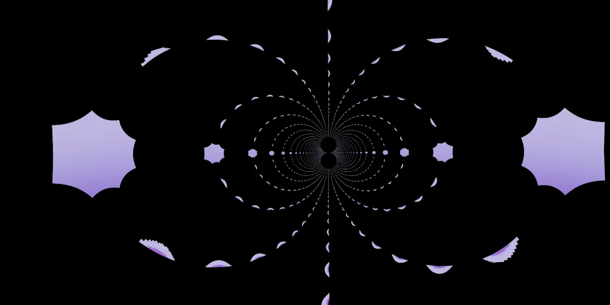 A piece of fractal art produced by FractalPane.