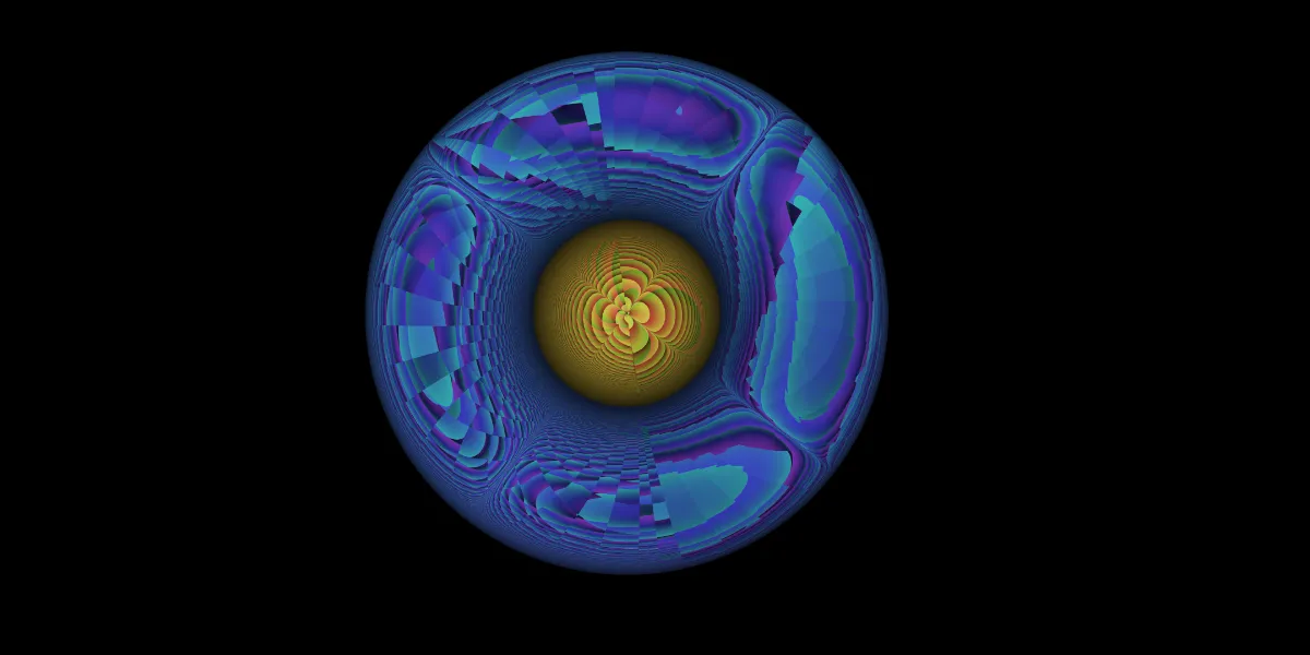 A piece of fractal art produced by FractalPane.
