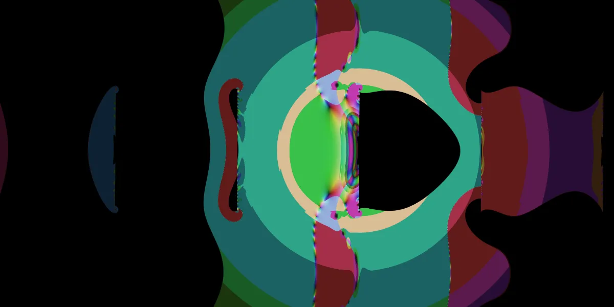 A piece of fractal art produced by FractalPane.