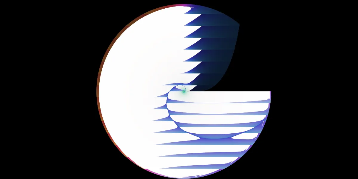 A piece of fractal art produced by FractalPane.