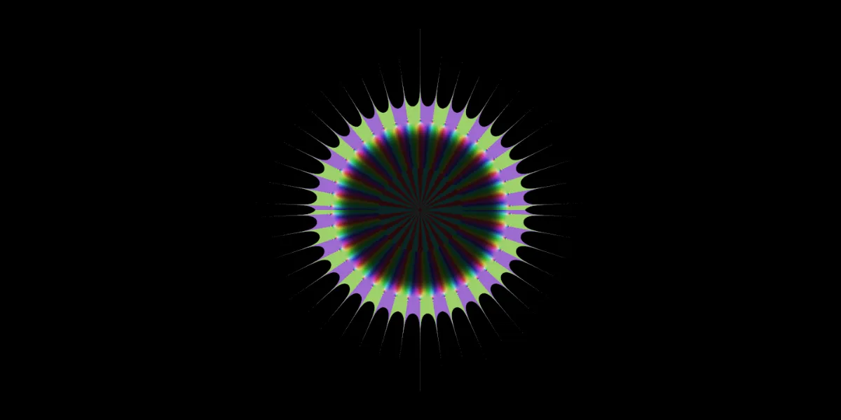A piece of fractal art produced by FractalPane.