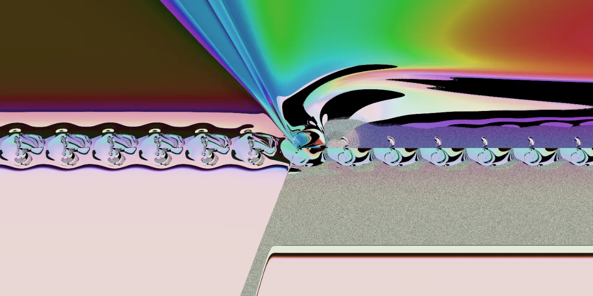 A piece of fractal art produced by FractalPane.