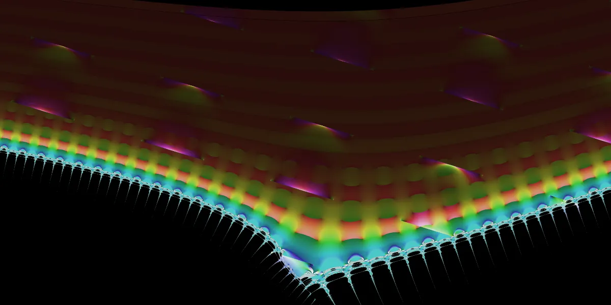 A piece of fractal art produced by FractalPane.