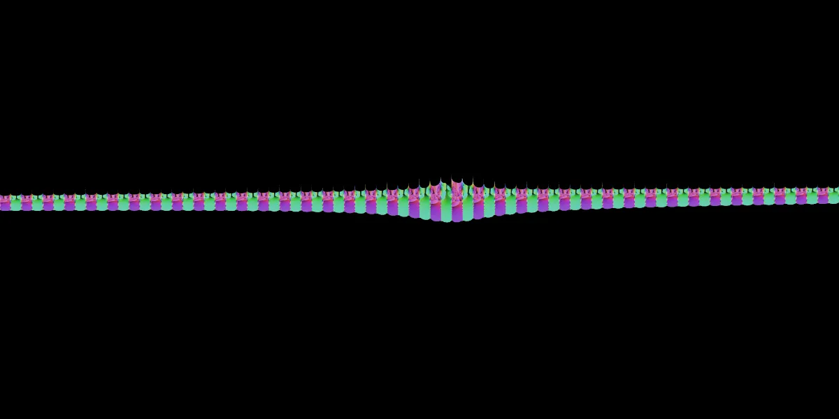 A piece of fractal art produced by FractalPane.