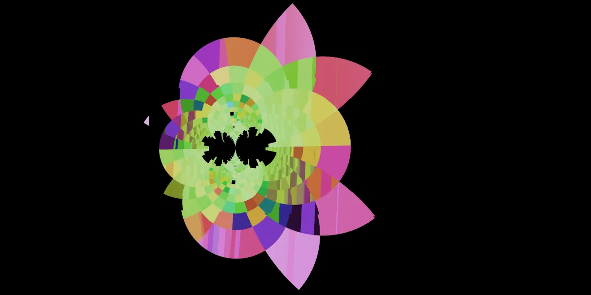 A piece of fractal art produced by FractalPane.