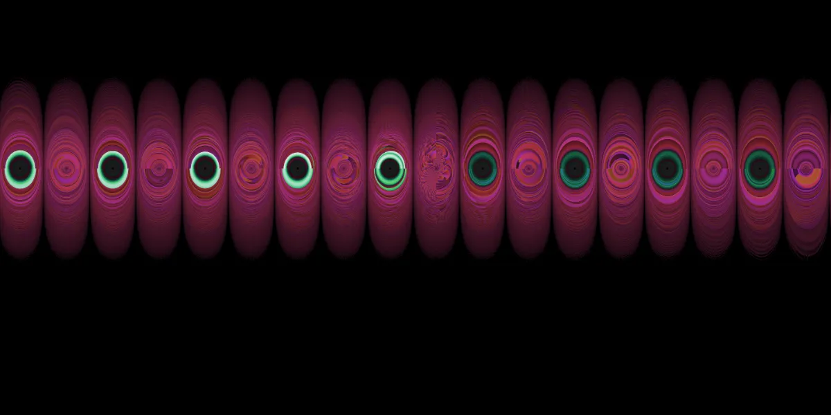 A piece of fractal art produced by FractalPane.