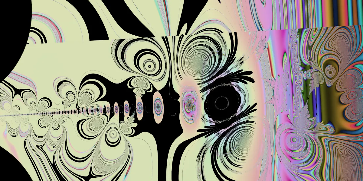 A piece of fractal art produced by FractalPane.
