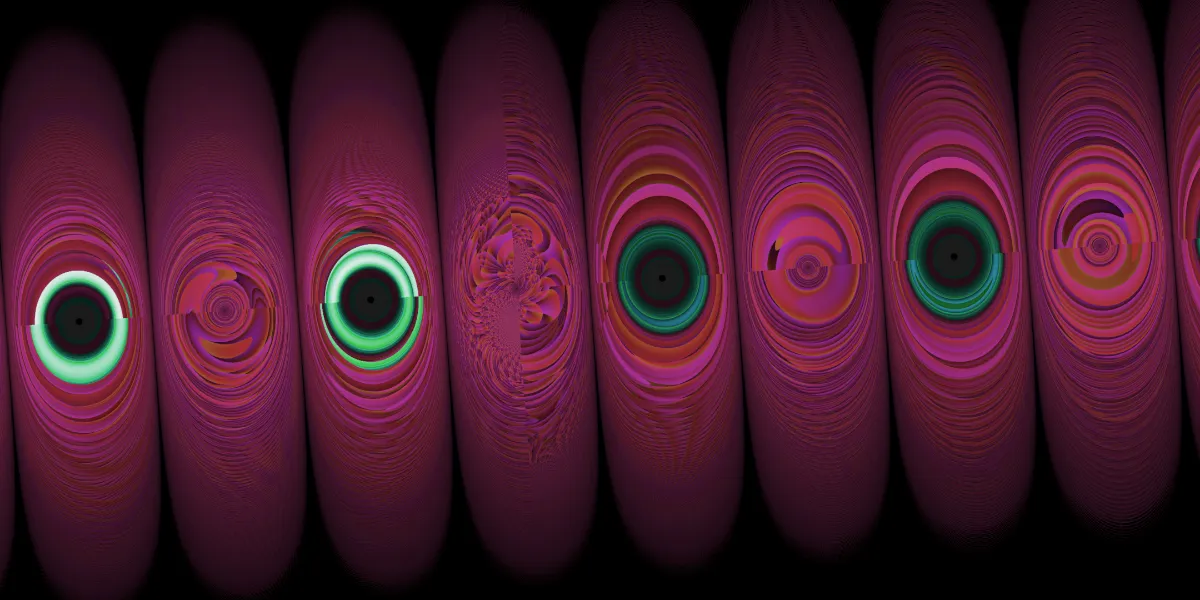 A piece of fractal art produced by FractalPane.