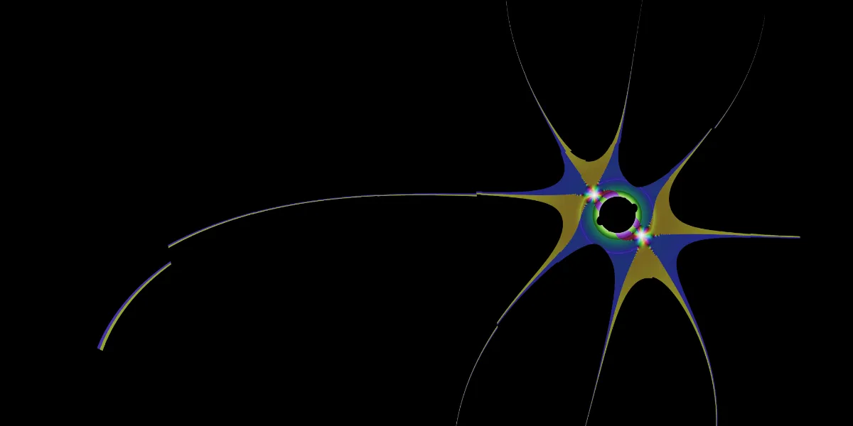 A piece of fractal art produced by FractalPane.