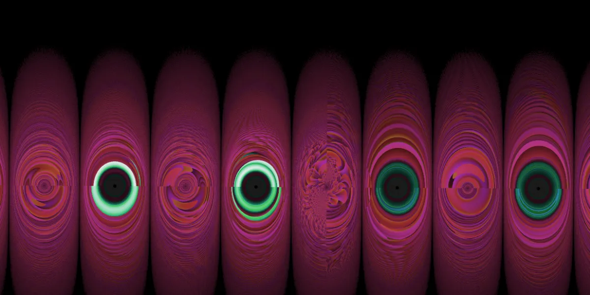A piece of fractal art produced by FractalPane.