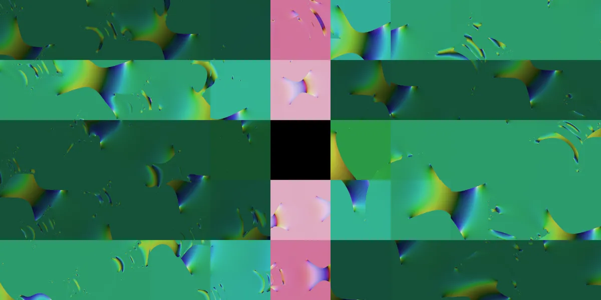 A piece of fractal art produced by FractalPane.